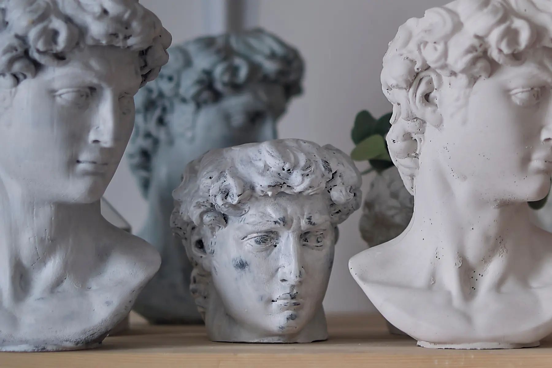 head sculptures